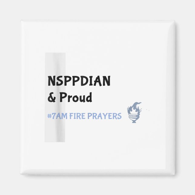 Vad Gud Inte Kan Göra Existerar Inte Nsppd-bön  Magnet (Framsidan)
