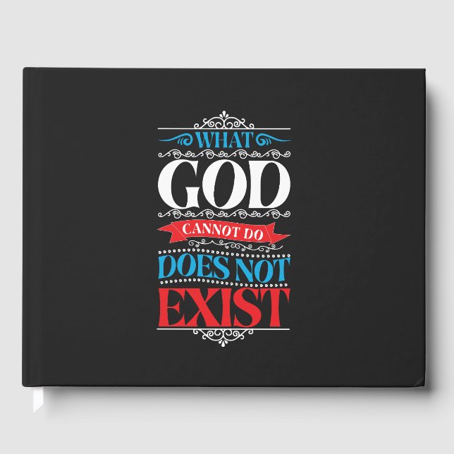 Vad Gud inte kan göra finns inte Gästböcker (Framsida)