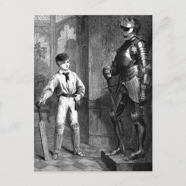 Vad han skulle göra? helg vykort (Framsida)