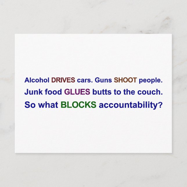 Vad hände med personligt ansvar vykort (Framsida)