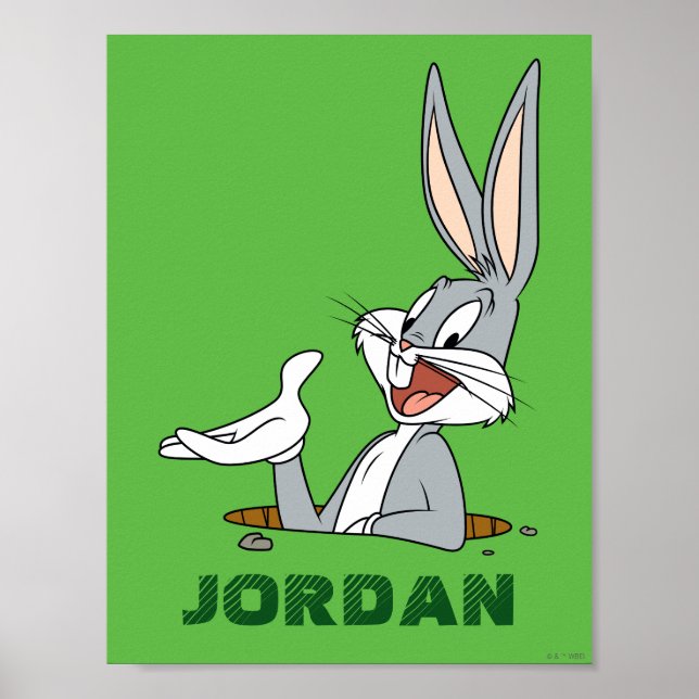 VAD HANDER DOC?™ BUGS BUNNY™ Kaninhål Poster (Framsidan)