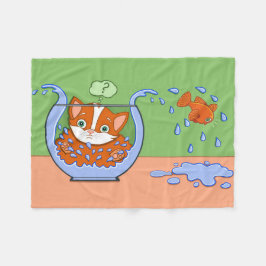 Vad händer? fleecefilt