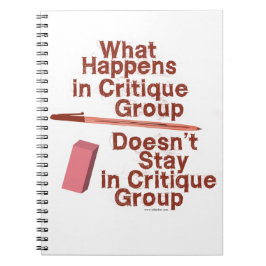Vad händer i Critique Group Snarky Author? Anteckningsbok