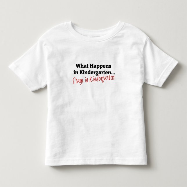 Vad händer i dagis tee shirt (Framsida)