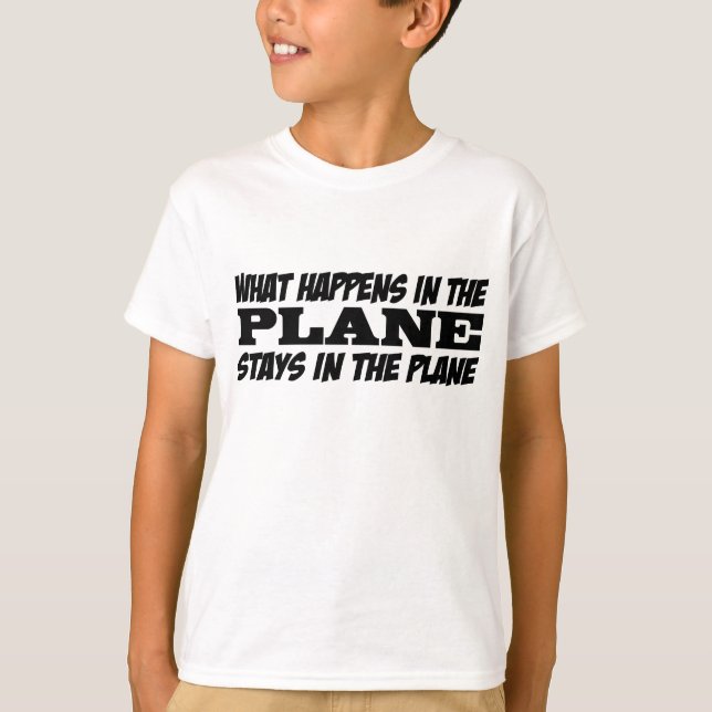 Vad händer i Flygplan? T Shirt (Framsida)