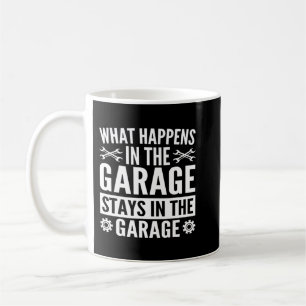 Vad händer i Garage Stays i Garage Mec? Kaffemugg