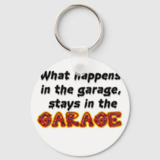 Vad händer i Garage Stays i Garage? Nyckelring