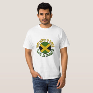Vad händer i Jamaica Stays i Jamaica T Shirt? T Shirt