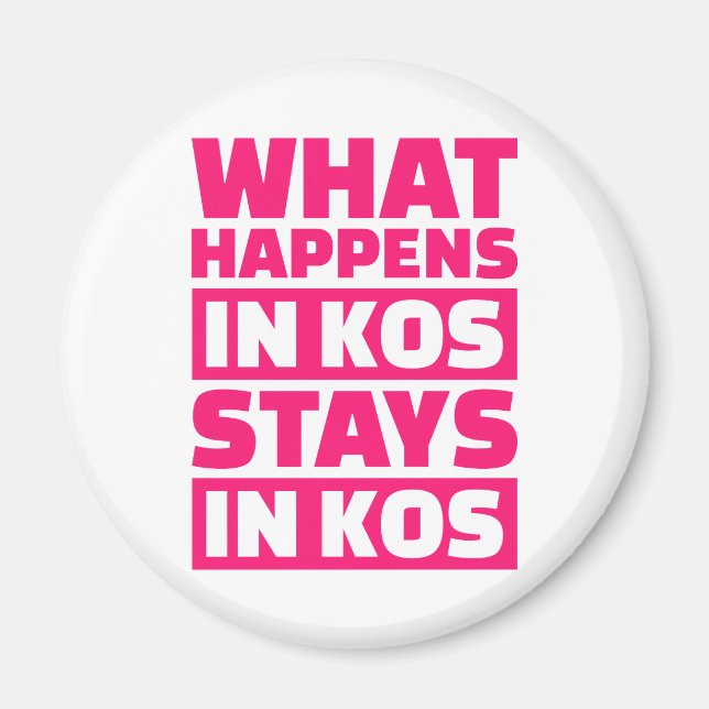 Vad händer i Kos stannar i Kos Magnet (Framsidan)