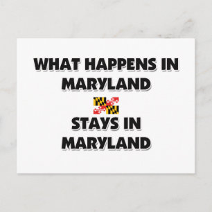 Vad händer i MARYLAND där? Vykort