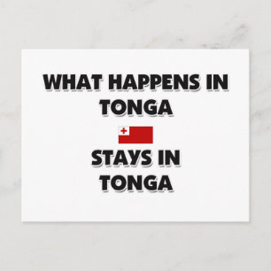 Vad händer i TONGA där? Vykort
