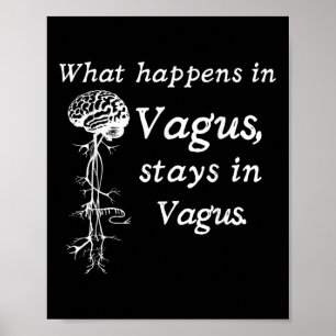 Vad händer i Vagus-stationer i Vagas Nervous Syste Poster