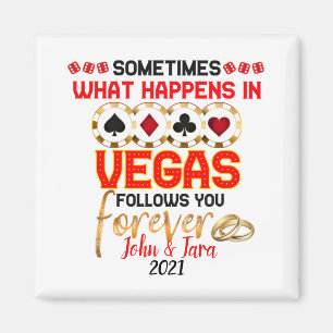 Vad händer i Vegas-årsdagen, gifta par Magnet