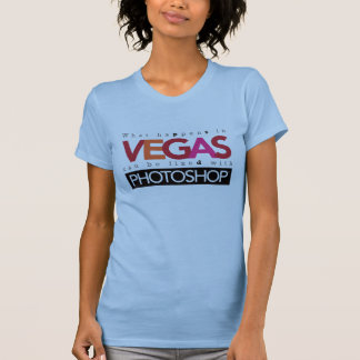 Vad händer i Vegas, kan fixas med Photoshop T-shirt