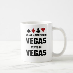 Vad händer i Vegas stag i Vegas Kaffemugg