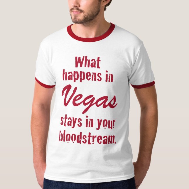 Vad händer i Vegas Tröja (Framsida)
