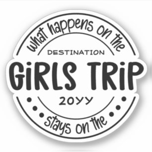 Vad händer med Girls Anpassningsbar Resa Girls Va Klistermärken
