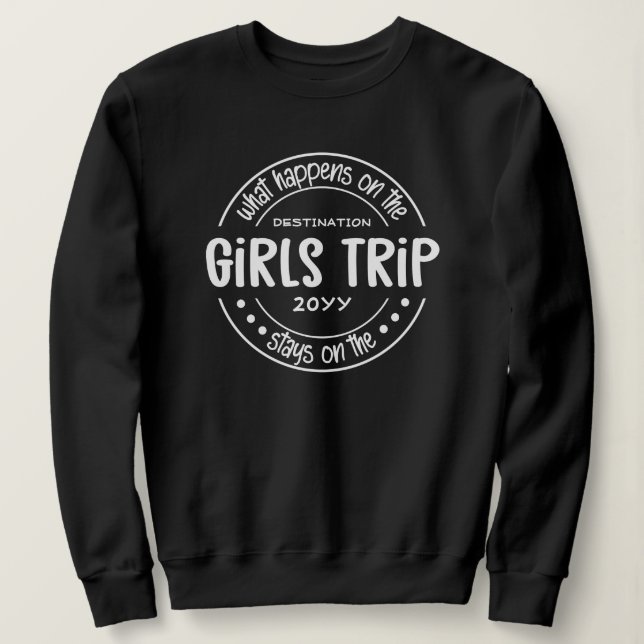 Vad händer med Girls Resa Anpassningsbar Girls Hel T Shirt (Design framsida)