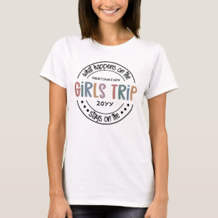 Vad händer med Girls Resa Anpassningsbar Girls Hel T Shirt