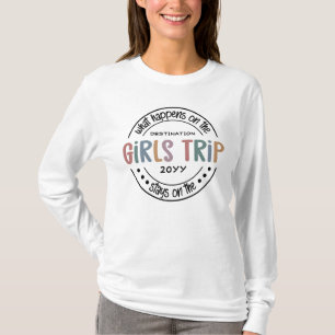 Vad händer med Girls Resa Anpassningsbar Girls Hel T Shirt