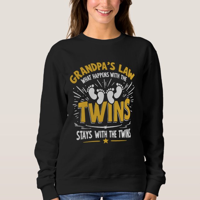Vad händer med Twillingarna, stannar med Twillinga T Shirt (Framsida)