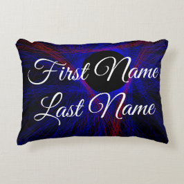 Vad händer om den geometriska dekorpformade triang prydnadskudde