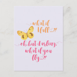 Vad händer om jag faller? - Idéellt vykort