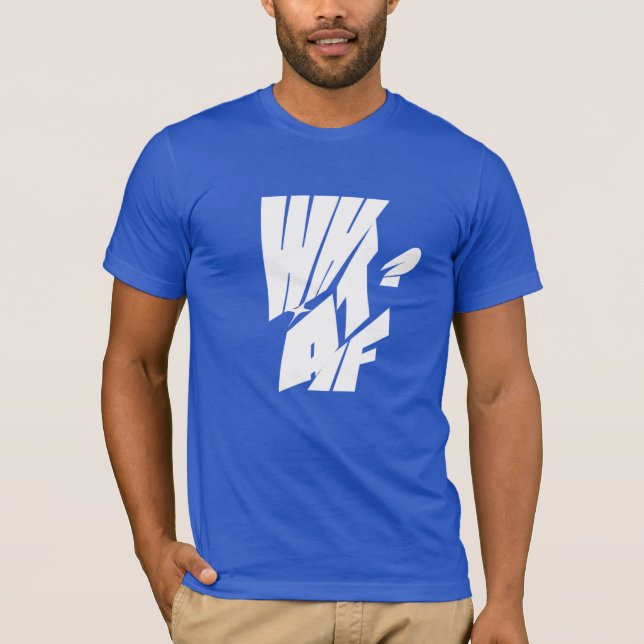 Vad händer om T-Shirt - fet minimal typografi cite (Framsida)