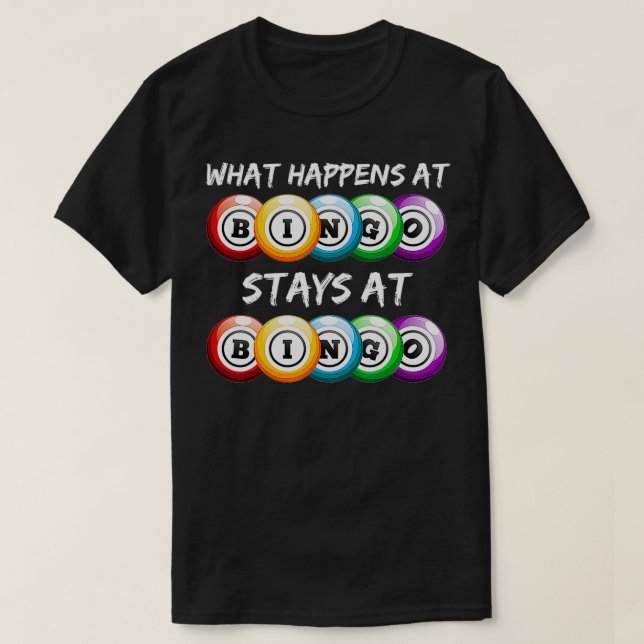 Vad händer på Bingo-basen på Lingo Player? T Shirt (Design framsida)