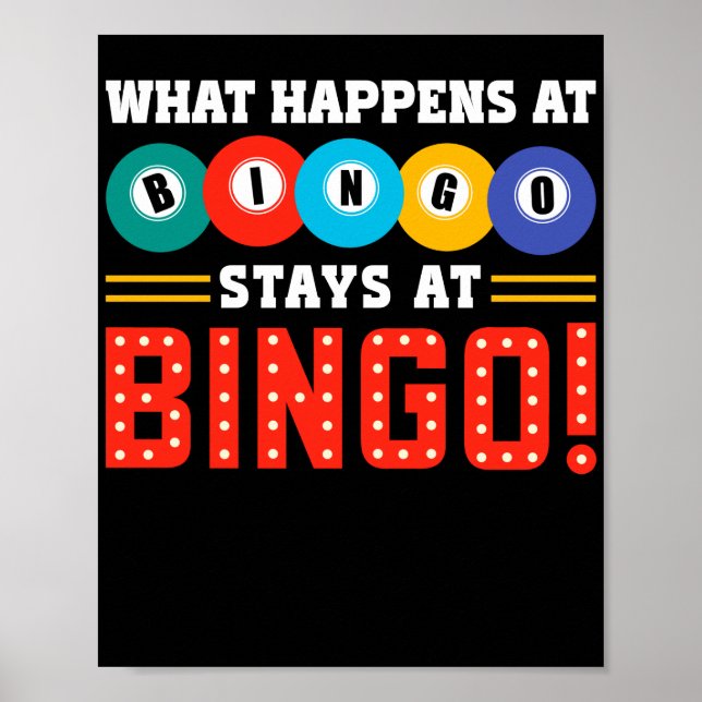 Vad händer på BingoStays i Bingo Funny Lucky Poster (Framsidan)