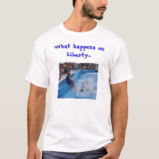 Vad händer på frihet…, (ljus version) t shirt