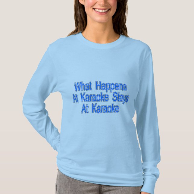 Vad händer på Karaoke Tee (Framsida)