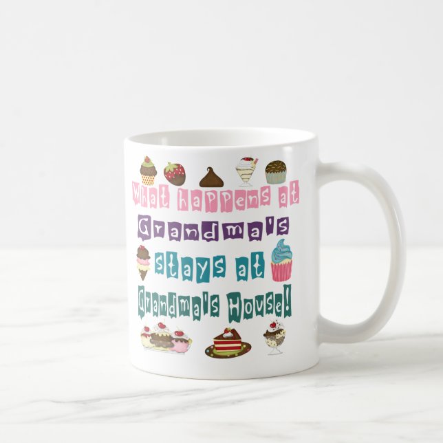 Vad händer på mormödrar kaffemugg (Höger)