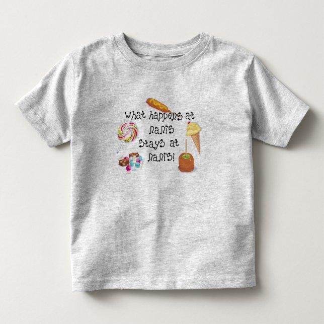 Vad händer på Nanis STAG på Nanis! Tee (Framsida)
