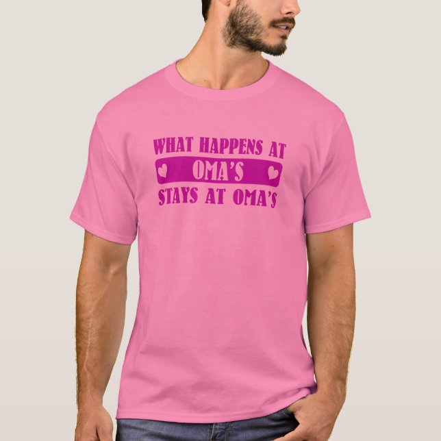 Vad händer på Omas T-shirt (Framsida)