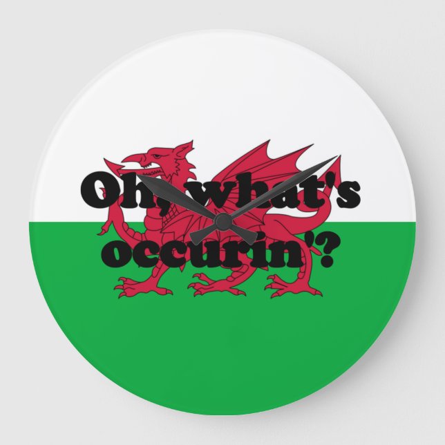 Vad händer? stor klocka (Framsida)