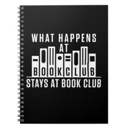 Vad händer vid Bok Klubb Stays vid Bok Klubben Anteckningsbok