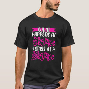Vad händer vid Karaoke-stationen i Karaoke? T Shirt