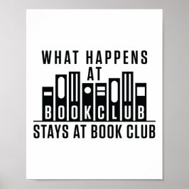Vad händer vid Klubben vid Bok vid Klubben vid Bok Poster