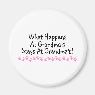 Vad händer vid mormormor på mormor? magnet
