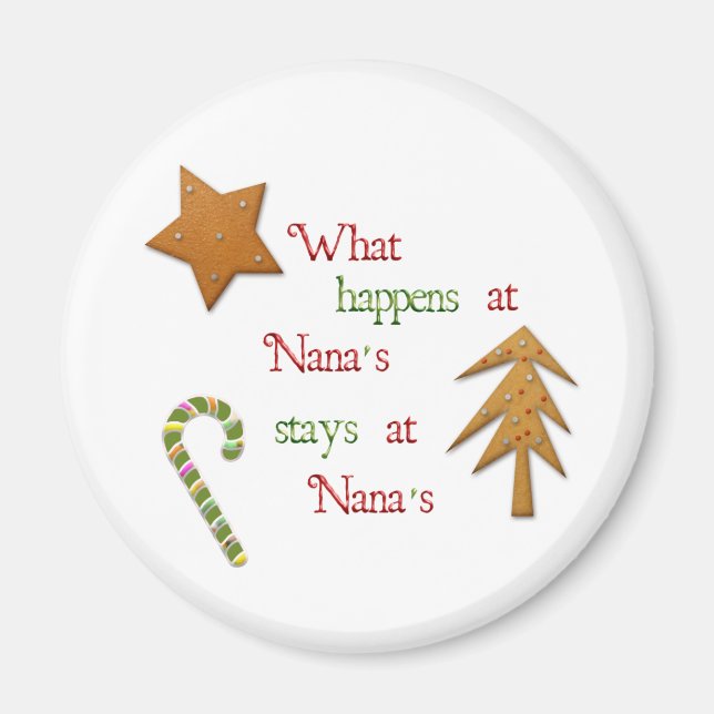 Vad händer vid Nanas? Magnet (Framsidan)