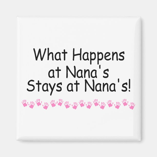 Vad händer vid Nanas-stationer i Nanas? Magnet (Framsidan)