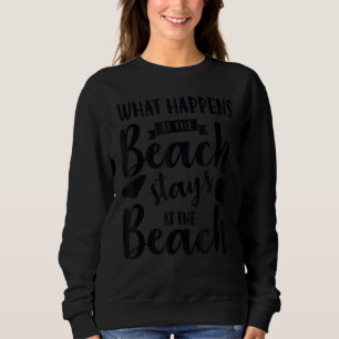 Vad händer vid stranden vid stranden vid stranden t shirt
