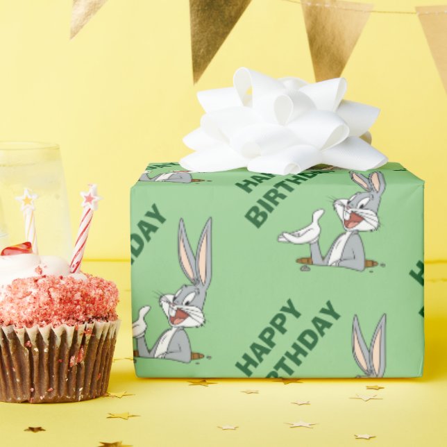 VAD HANDLAR DET OM DOC?™ BUGS BUNNY™ Kaninhål Presentpapper (Födelsedagsfest)