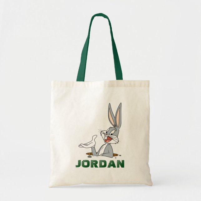 VAD HANDLAR DET OM DOC?™ BUGS BUNNY™ Kaninhål Tygkasse (Framsidan)
