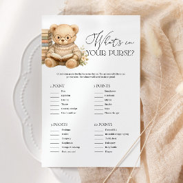 Vad Har Du I Din Handväska Björn Bebis Badrumslek