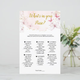 Vad Har Du I Din Handväska Spel. Baby Shower Spel