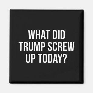 Vad har Trump ställt till med idag - Magnet