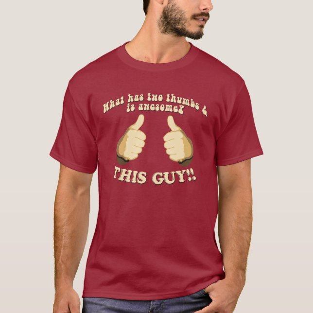 Vad har två tum t shirt (Framsida)