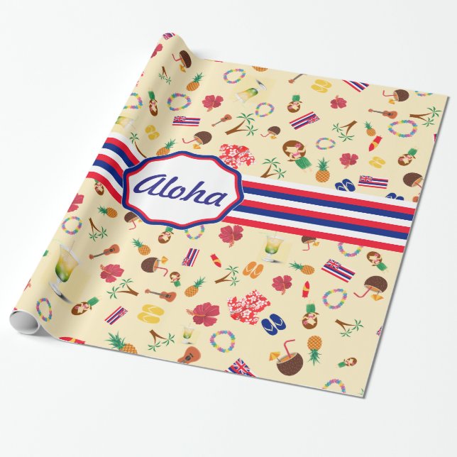 Vad Hawaii är berömd för Presentpapper (Utrullad)